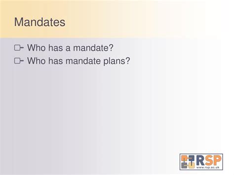 slab unveil mandate|B3: Mandates .